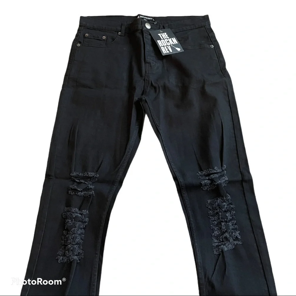 THE rockn rev jeans black